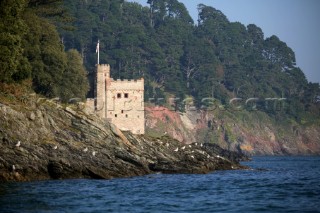 Castle at the entrance of Dartmouth harbour