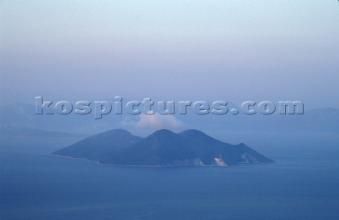 Island off Ithaca Ionian Sea