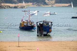 Ferry crossing the river at Salcombe