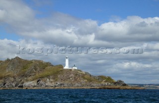 Lighthouse on the cliffs near Dartmouth, Devon, UK