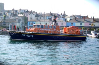 Life boat at in Salcombe, Devon