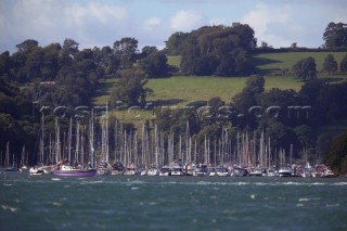 Boats in marina at Dartmouth, UK