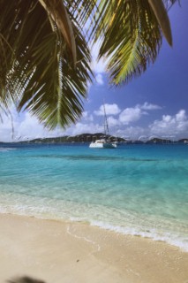 Luxury cruising on a catamaran in the Caribbean