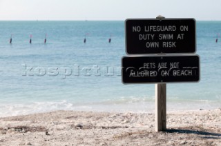 Key West beach scene