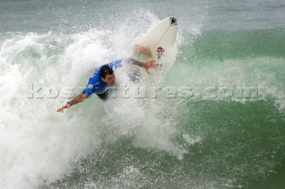 James Santos of Brasil competing at the Rip Curl Championship 2005