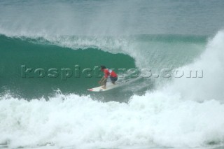 Australian Luke Munro competing at the Rip Curl Championship 2005