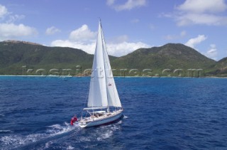 Cruising yacht Coconut in the Caribbean