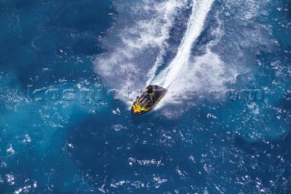 Woman on jetski