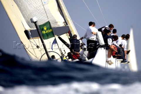 Racing yacht Aera at the Rolex Middle Sea Race 2005