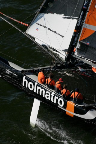 Volvo Extreme 40 multihull catamaran Holmatro sailed by Mitch Booth and Herbert Dercksen