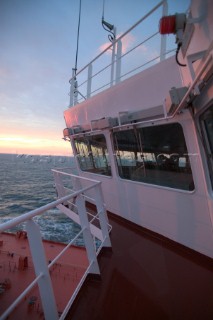 VLCC supertanker Apollonia. Bridge.