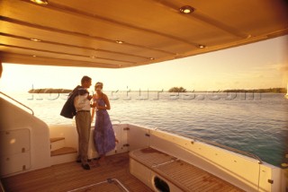 Cruising aboard a Fairline powerboat