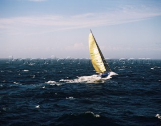 AAPT with broken boom off East coast of Tasmania.