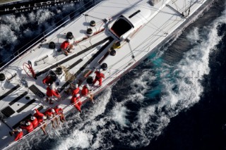 Wild Oats  during the Rolex Sydney to Hobart Race in Australia, Merimbula, Dec. 27, 2005.