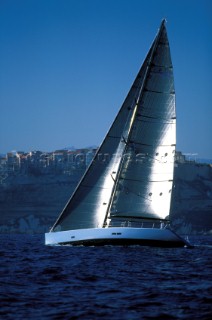 The Wally maxi yacht Carrera