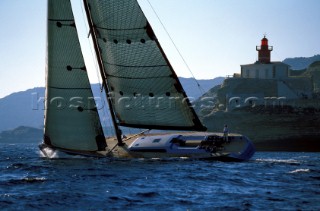 The Wally maxi yacht Carrera