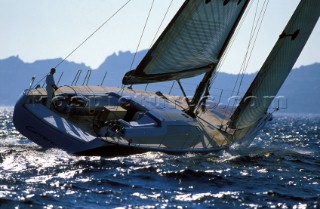 The Wally maxi yacht Carrera