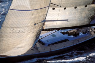 The Wally maxi yacht Carrera