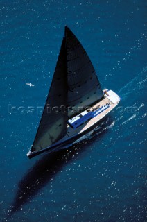 The Wally maxi yacht Carrera