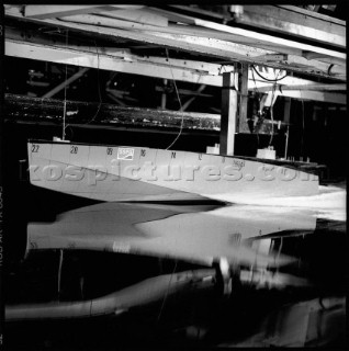 The technologically advanced and innovative Wallypower 118 with its water jet power and contemporary design