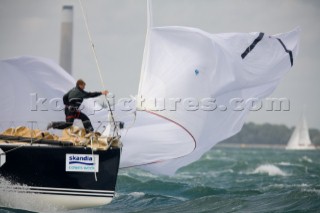 COWES, ENGLAND - JULY 31:  during Day 3 of Skandia Life Cowes Week 2006. (Photo by Kos/Kos Picture Source via Getty Images)