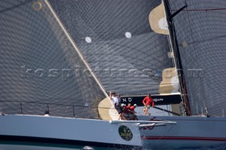 Porto Cervo, 09 09 2006. Maxi Yacht Rolex Cup 2006. Morning Glory & Wild Oats XI.