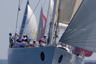 Porto Cervo, 06 09 2006. Maxi Yacht Rolex Cup 2006. Unfurled.