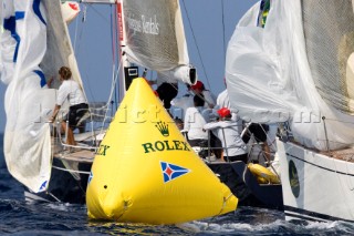 Porto Cervo Sardinia 12 09 2006. RACE. The Rolex Swan Cup is the principal event in the swan yacht racing circuit. For Editorial Use only.