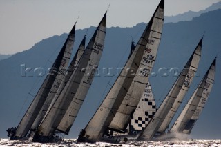 Porto Cervo, 13 09 2006. Rolex Swan Cup 2006. Race. . The Rolex Swan Cup is the principal event in the swan yacht racing circuit. For Editorial Use only.