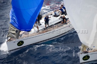 Porto Cervo,16 09 2006. Rolex Swan Cup 2006. Vixen. The Rolex Swan Cup is the principal event in the swan yacht racing circuit. For Editorial Use only.