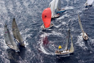 Porto Cervo,16 09 2006. Rolex Swan Cup 2006. Swan 45. Race. The Rolex Swan Cup is the principal event in the swan yacht racing circuit. For Editorial Use only.