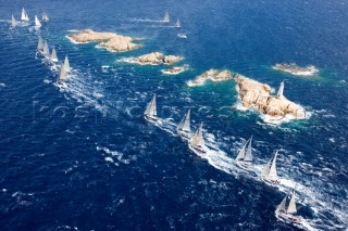 Porto Cervo,17 09 2006. Rolex Swan Cup 2006. Race. The Rolex Swan Cup is the principal event in the swan yacht racing circuit. For Editorial Use only.