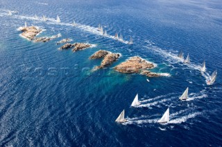 Porto Cervo,17 09 2006. Rolex Swan Cup 2006. Race. The Rolex Swan Cup is the principal event in the swan yacht racing circuit. For Editorial Use only.