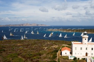 Porto Cervo,17 09 2006. Rolex Swan Cup 2006. Race. The Rolex Swan Cup is the principal event in the swan yacht racing circuit. For Editorial Use only.