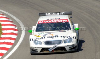 Top British drivr Jamie Green at the DTM at Brands Hatch on July 2nd 2006