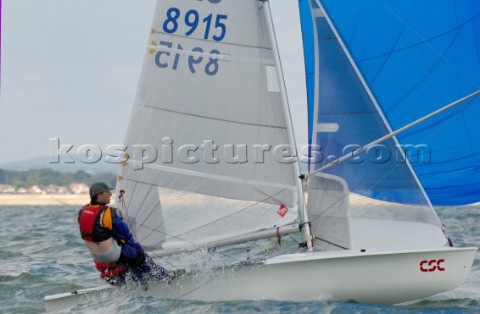 Peter Alarie crews for helm Hasso Plattner during the 505 Worlds at Hayling Island 2006