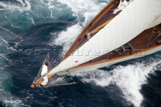 SAINT-TROPEZ, FRANCE - The Voiles de St Tropez on October 3rd 2006. The largest classic and modern yachts from around the world gather in Saint-Tropez annually for a week of racing and festivities to mark the end of the Mediterranean season, before most head across the Atlantic to winter in the Caribbean. .