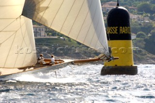 The yacht Cambria at Les Voiles de Saint Tropez 2005