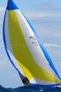 Formidable 3 on a spinnaker run during Les Voiles de Saint Tropez 2005