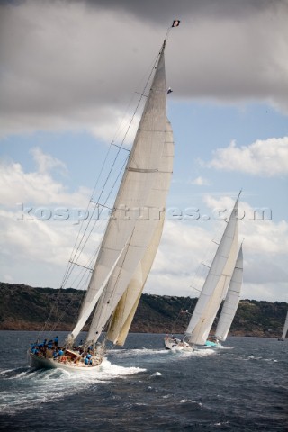 PALMA MAJORCA  October 12th 2006 The 46 metre sailing superyacht Windrose of Amsterdam left from Hol