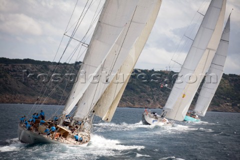 PALMA MAJORCA  October 12th 2006 The 46 metre sailing superyacht Windrose of Amsterdam left from Hol