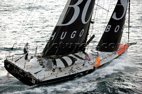 BILBAO SPAIN  October 22nd 2006 Alex Thomson GBR onboard his Open 60ft monohull HUGO BOSS The Velux 