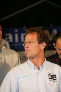 27/10/2006 - Saint Malo (FRA) - Route du Rhum 2006 - Présentation des skippers - 27/10/2006 - Saint Malo (FRA) - Route du Rhum 2006 - skippers presentation