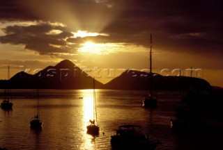 British Virgin Islands - Caribbean. Tortola. Sopers Hole.