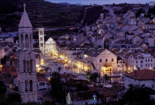 Hvar - Croatia. The City by night