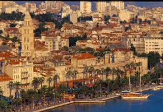 Split -Croatia -. The City seen from Mount Marjan.