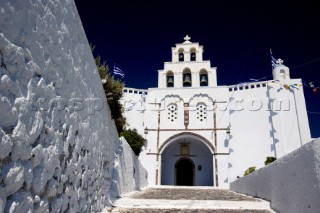 Greece - Santorini island - August 2006. Pyrgos -