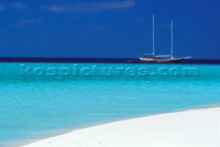 Maldives -. Maarana safari boat in the Maldives