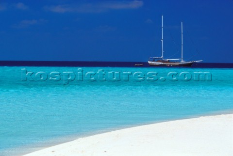 Maldives  Maarana safari boat in the Maldives