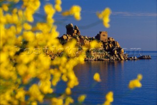 Cefalù - Sicily - Italy. Calura Beach at sunrise.